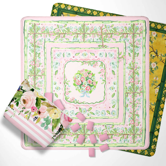 Neoprene Mahjong Mat Spring Collection