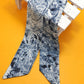 Blue Toile Twilly Scarf