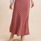 The Hostess Plaid Midi Skirt