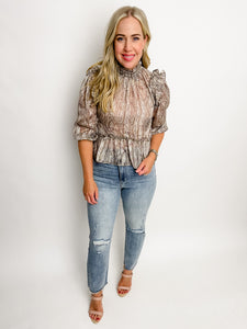 Mallory Long Sleeve Top Slither