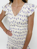 Seren Smocked Floral Mini Dress