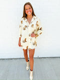 Prowling Satin Button Up Blouse