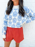 Floral Field Pullover Sweater