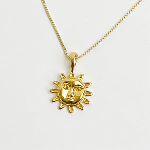 SJD Sun Pendant Necklace
