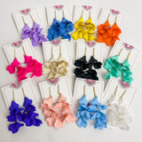 Vir Bar Post Petal Earrings