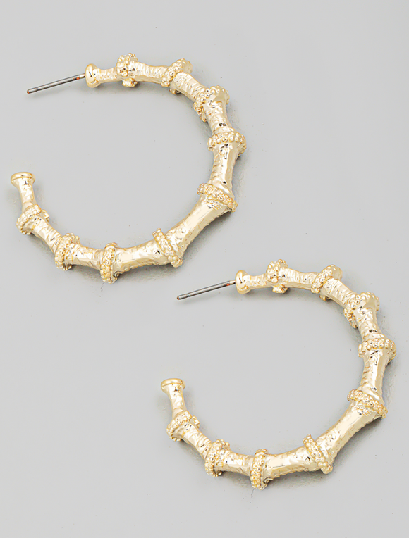 FA Metallic Bamboo Hoops