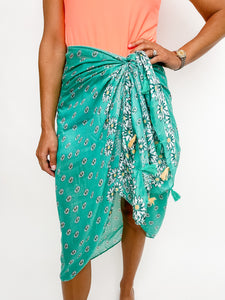 Floral Tassel Sarong