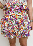 Seraphina Floral Mini Skirt