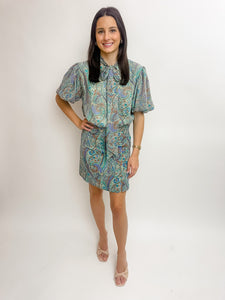 Perfectly Paisley Mini Dress