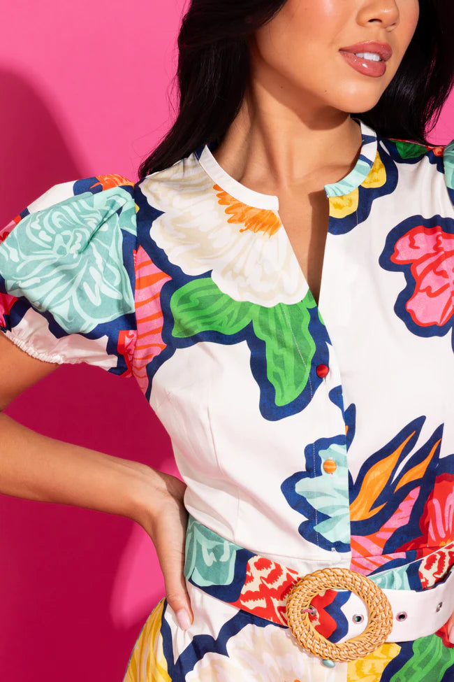 Blakely Dress Cloud Bouquet