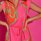 Leigh Dress Fuchsia Outline