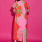 Elliot Dress Fuchsia Outline