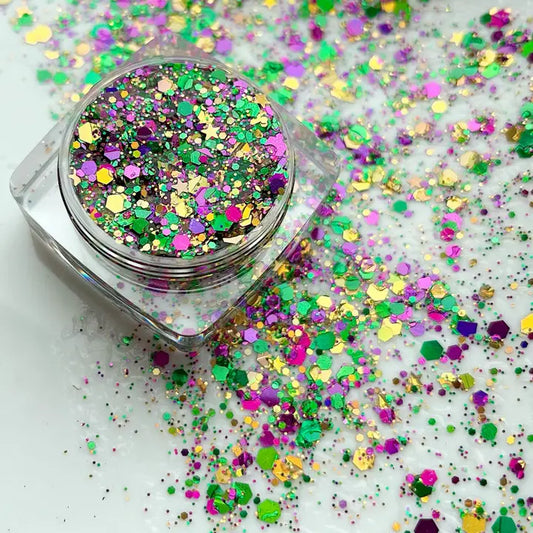 Life of the Mardi Face Glitter