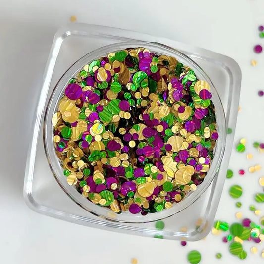Mardi Gras Face Glitter
