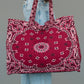 Bandana Print Quilted Tote