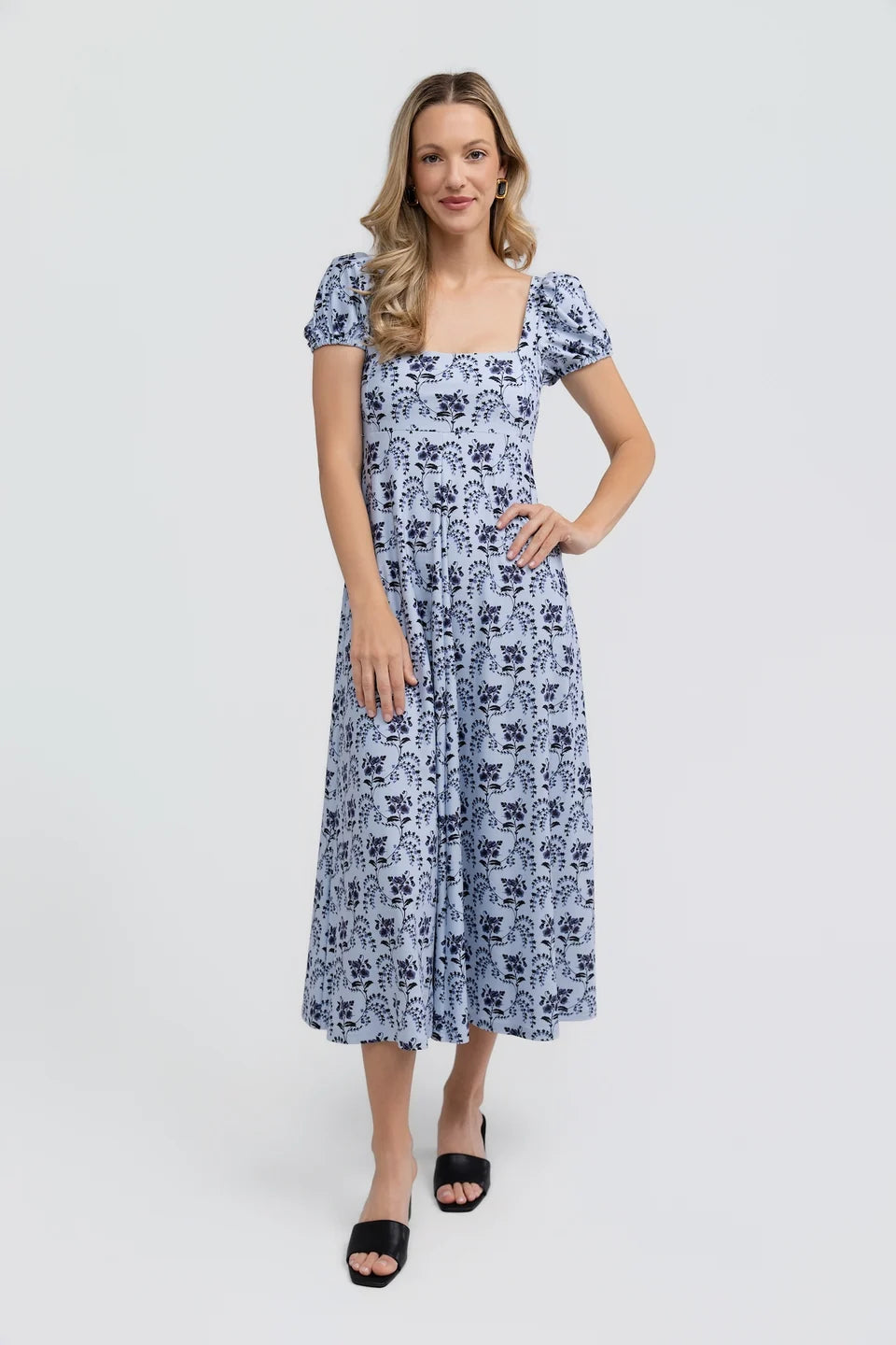 Rosalie Dress Cornflower Parlour