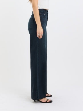 Far Out High Rise Wide Leg Midnight