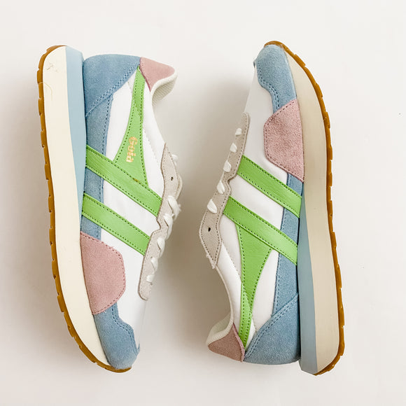 Gola Indiana Off White/Powder Blue/Patina Green