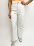 JBD High Rise Wide Leg Utility Jean
