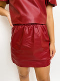 Kyrah Leather Skirt