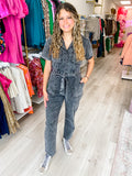 Kendall Washed Utility Jumpsuit