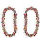 AC Crystal Garland Drop Earrings