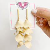 Vir Bar Post Petal Earrings