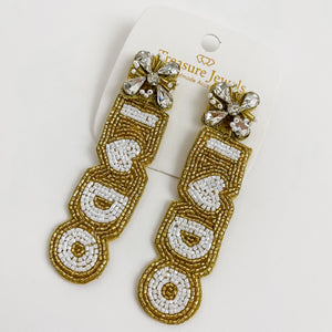 TJ I Do Beaded Earring