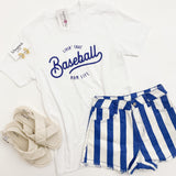 Rowdy Stripe Denim Short