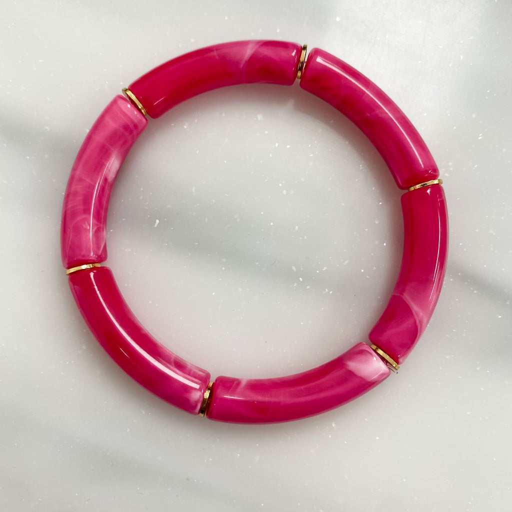 Bloom Acrylic Bracelet w/ Single Spacer