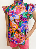 On a Whim Floral Blouse