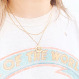Opal Coin Necklace