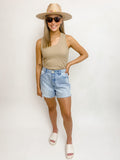 Bluefield Shorts in Spring Blue