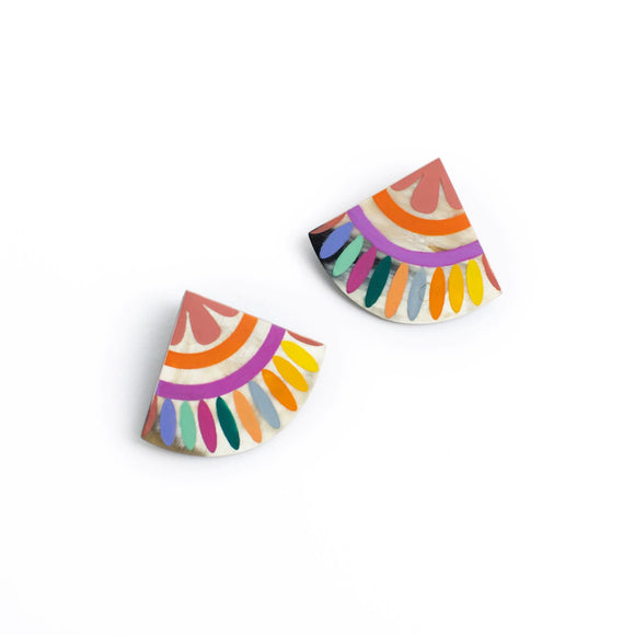 ST Rainbow Tile Earrings
