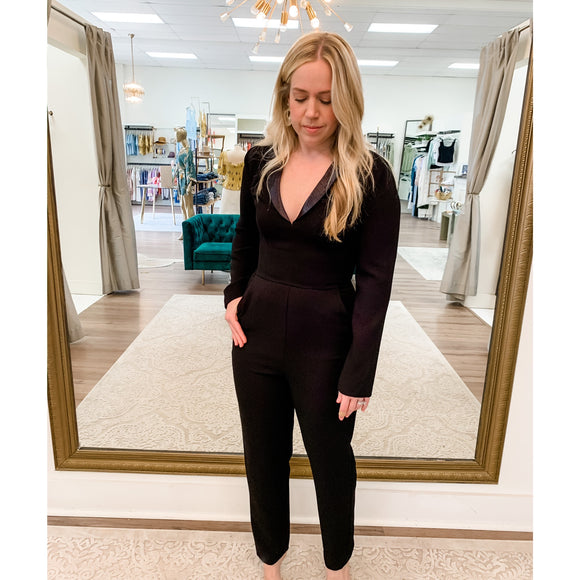 Tuxedo LS Jumpsuit