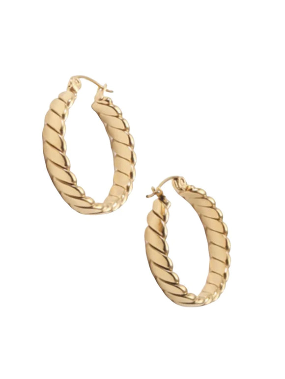 FB Relic Hoop Earrings