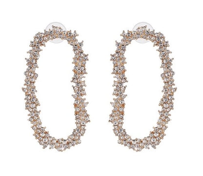 AC Crystal Garland Drop Earrings