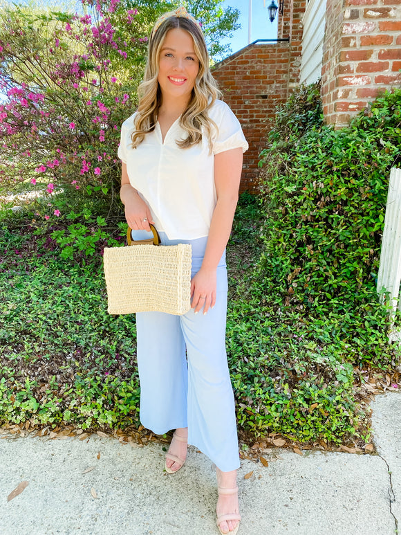 Split Leg High Rise Trouser