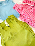 Mya Cropped Sweater Tank